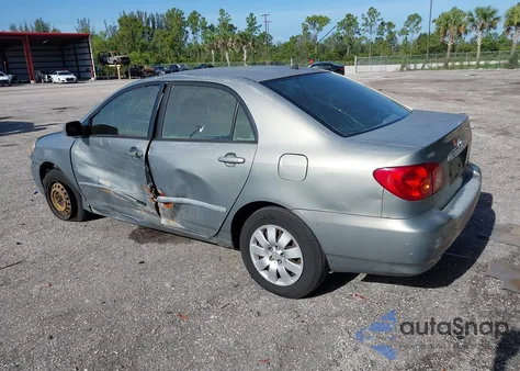 2004 Toyota Corolla Le z USA, uszkodzony, nr VIN 2T1BR32E74C191386